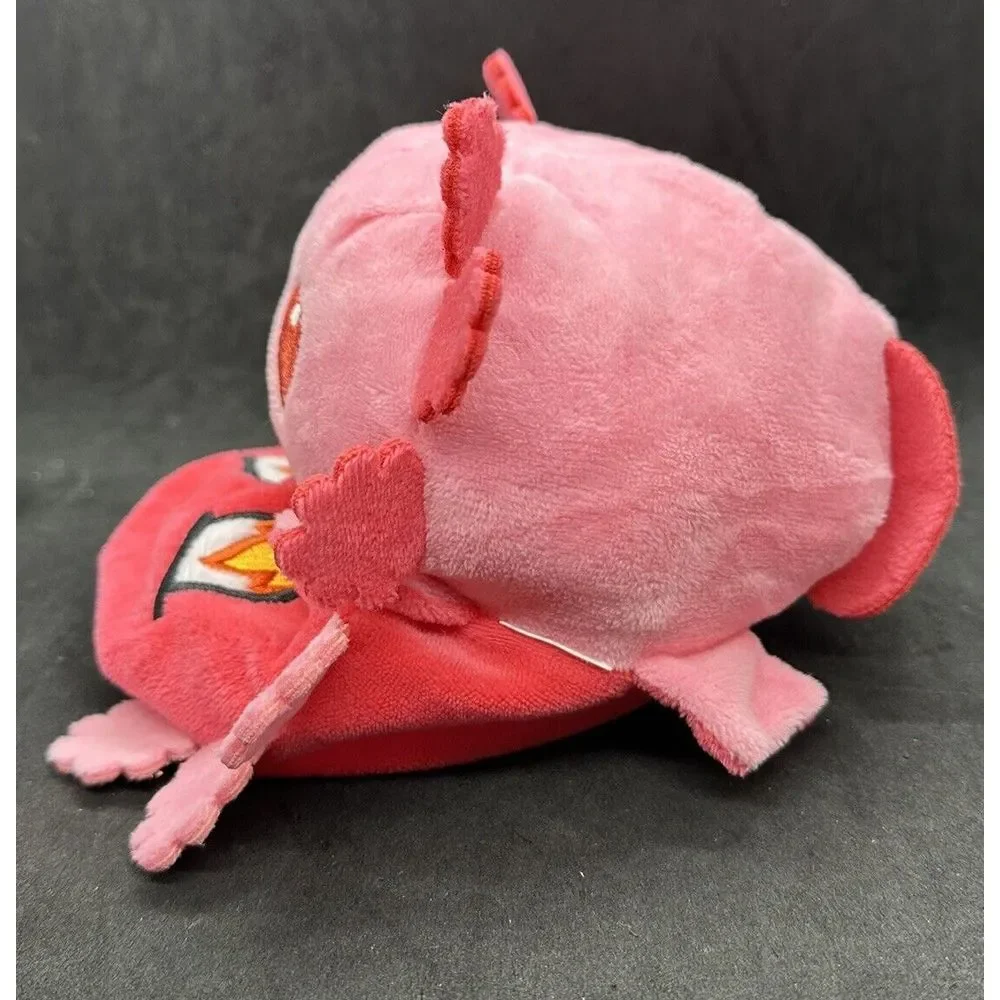 TeeTurtle Axolotl Reversible Plush Pink Heart Eyes Red Angry Fire Valentine 2021